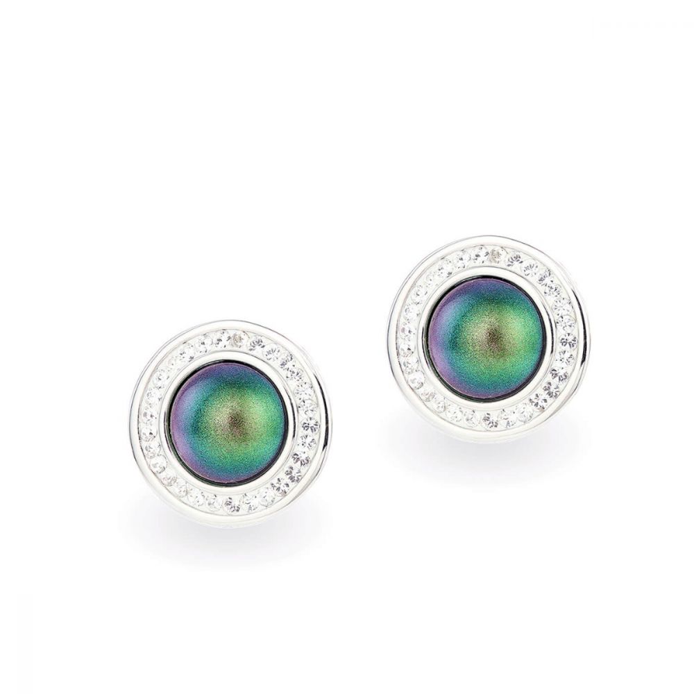 Swarovski kristályos ezüst fülbevaló