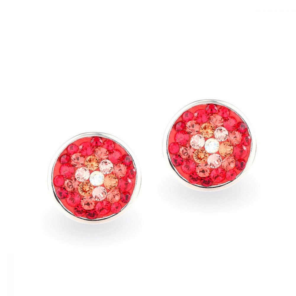 Swarovski kristályos ezüst fülbevaló