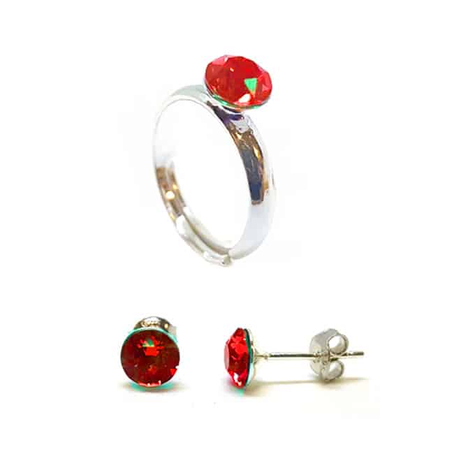ékszer szett Swarovski® kristállyal