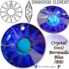 Swarovski kristályos ékszer szett - Bermuda Blue