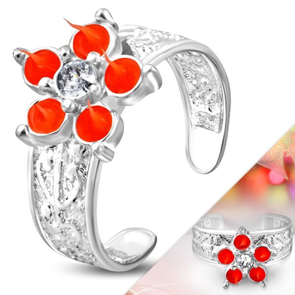 Virág - állítható lábujj gyűrű