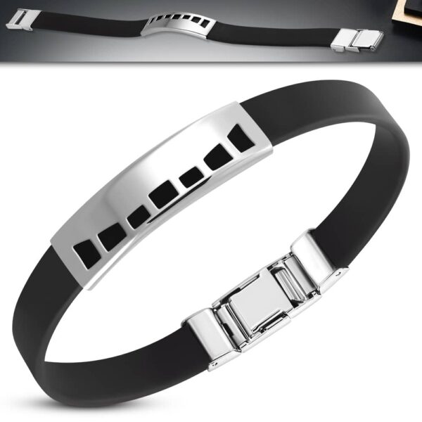 KirikU - kaucsuk karkötő lézer vágott mintával 2.0