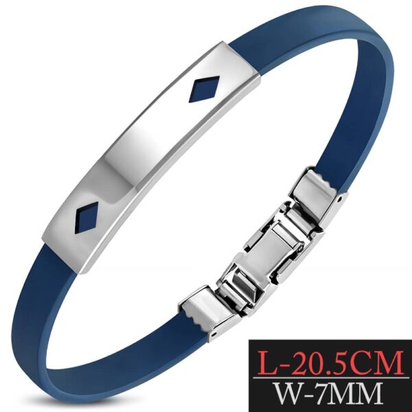 Mykho Kaucsuk karkötő, kivágott nemesacél dísszel – Sötét kék