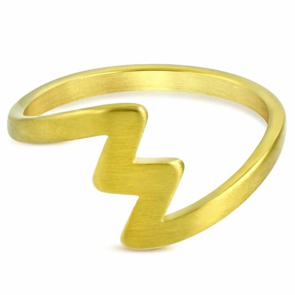 Arany színű nemesacél gyűrű