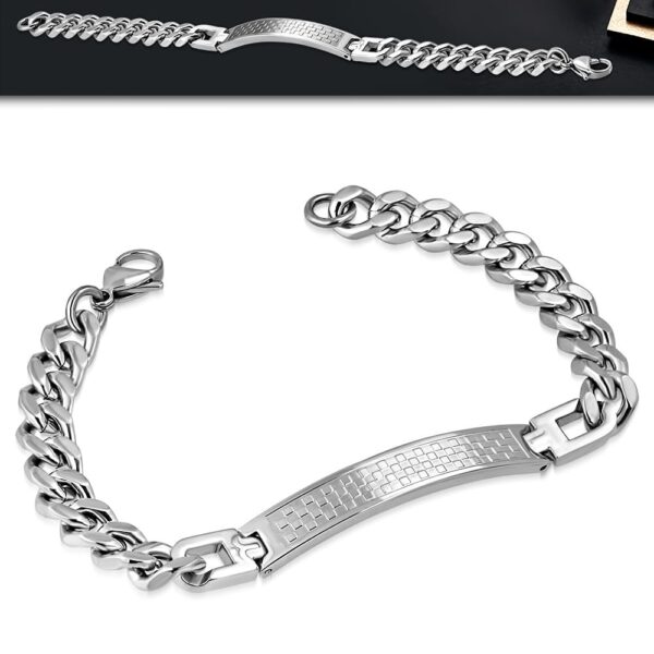 Nemesacél karlánc ékszer