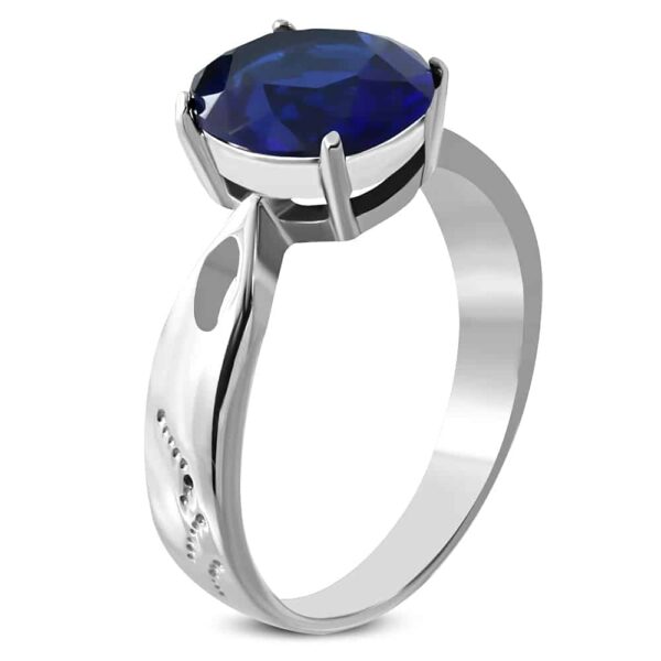 Midnight Crystal kristályos nemesacél gyűrű