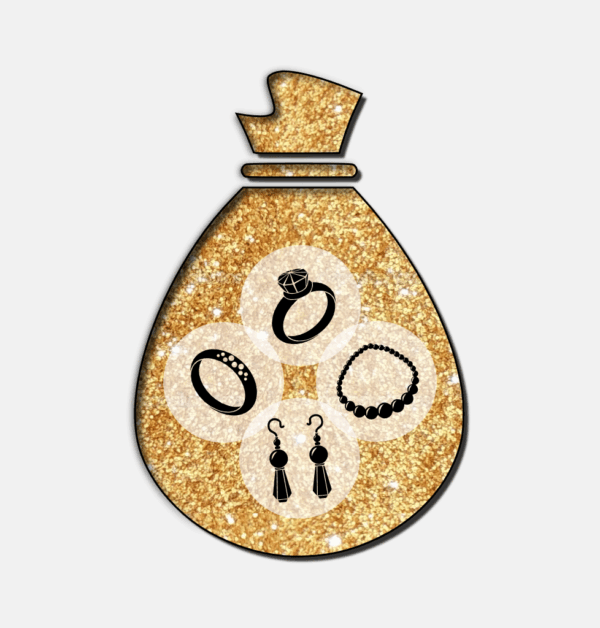 Zsákbamacska: ékszerek 5 000 - 15 000 Ft értékben