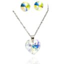 Szives swarovski kristályos ékszer szett - Crystal AB