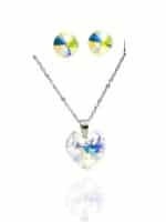 Szives swarovski kristályos ékszer szett - Crystal AB