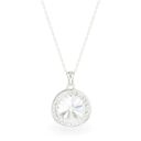 Swarovski kristályos 925 ezüst nyaklánc