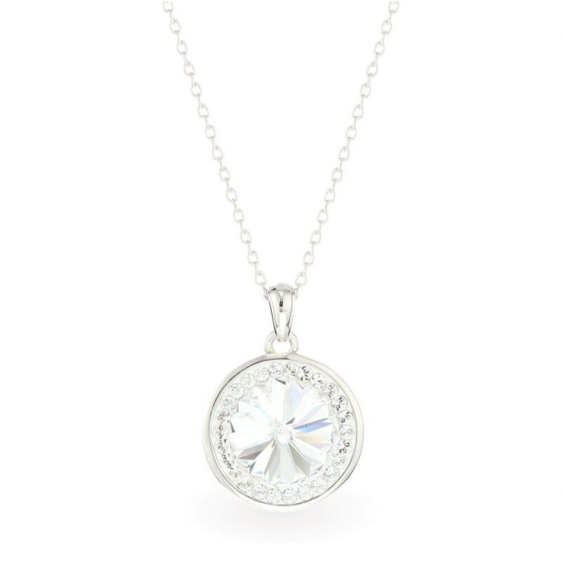 Swarovski kristályos 925 ezüst nyaklánc