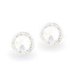 Swarovski kristályos 925 Ezüst fülbevaló