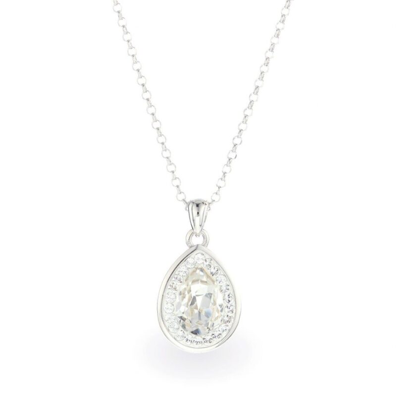 Swarovski kristályos ezüst nyaklánc