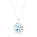 Swarovski kristályos ezüst nyaklánc