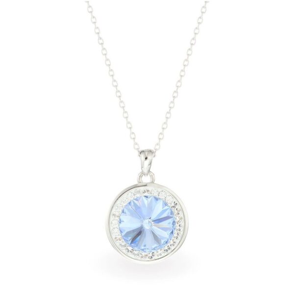 Swarovski kristályos ezüst nyaklánc