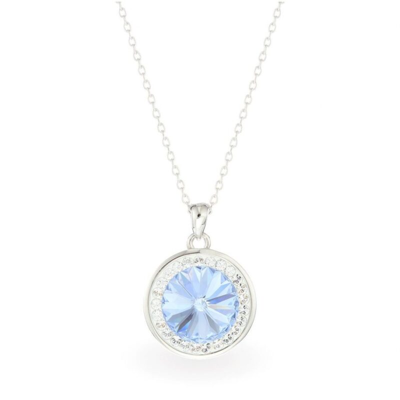 Swarovski kristályos ezüst nyaklánc