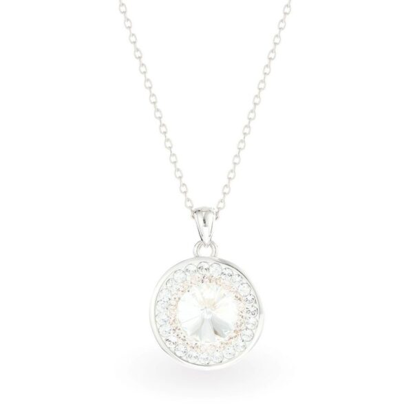 Swarovski kristályos ezüst nyaklánc - Rivoli Orbit Crystal - ajándék díszdobozban