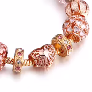 Rózsaarany karkötők