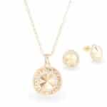 Swarovski kristályos ezüst ékszer szett - Rivoli Orbit