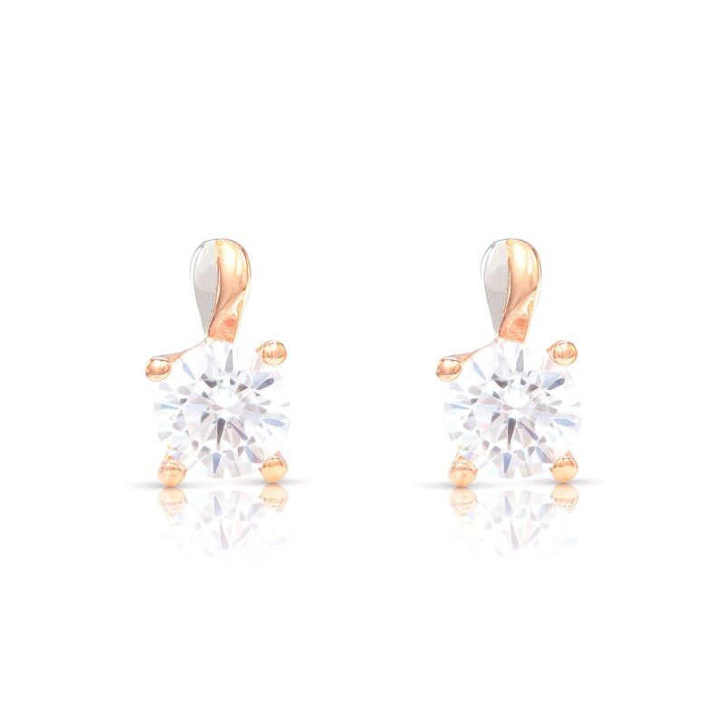 Rólunk mondták - Ekszerwebshop.hu SL012A 1 Обеци с кристали Swarovski сребро розова позлата 1