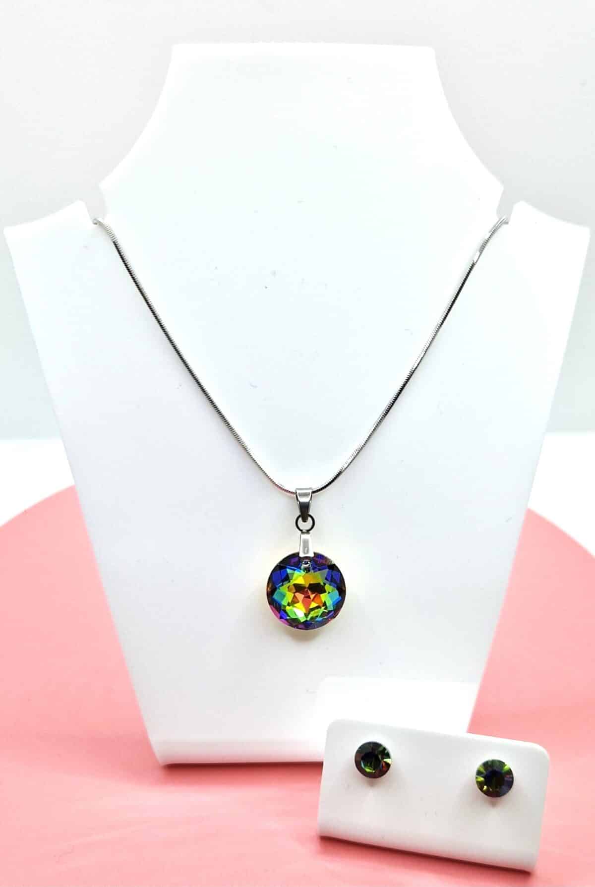 Hold Swarovski kristályos nemesacél szett - Vitrail Medium