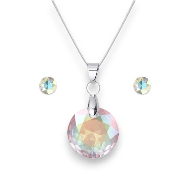 Hold Swarovski kristályos nemesacél szett - Crystal AB