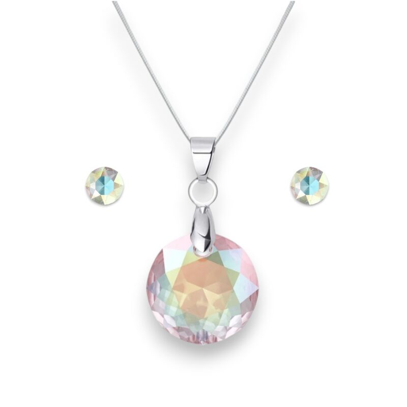 Hold Swarovski kristályos nemesacél szett - Crystal AB