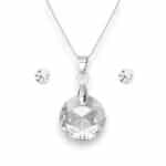 Hold Swarovski kristályos nemesacél szett - Crystal