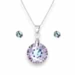 Nap Swarovski kristályos nemesacél szett - Vitrail Light