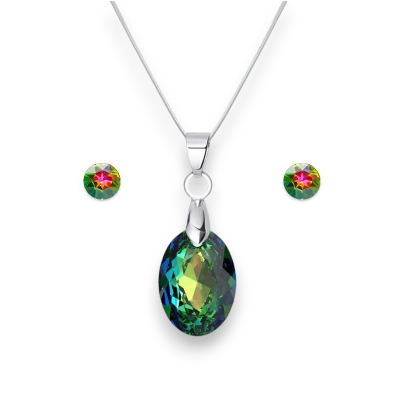 Nap Swarovski kristályos nemesacél szett - Vitrail Medium