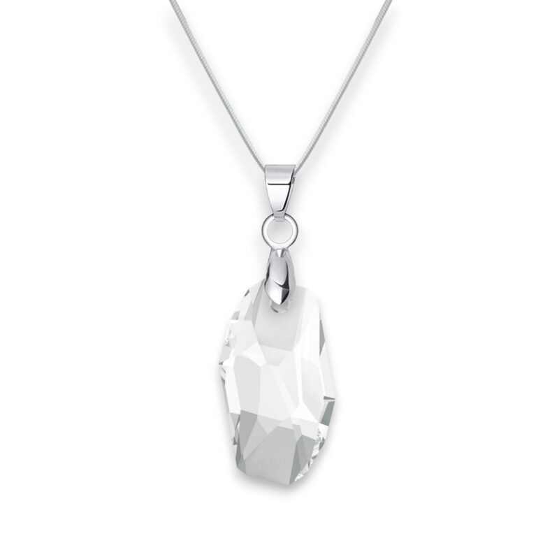 Meteor Swarovski kristályos nemesacél nyaklánc - 18 mm Crystal