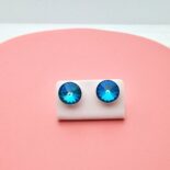 1122-Rivoli-Aqua Bohemia-12mm-fülbevaló