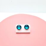 12 mm Rivoli Swarovski kristályos ékszerszett - Blue Zircon