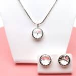 12 mm Rivoli Swarovski kristályos ékszerszett - Crystal