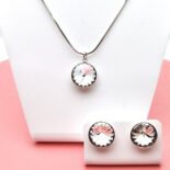 12 mm Rivoli Swarovski kristályos ékszerszett - Crystal