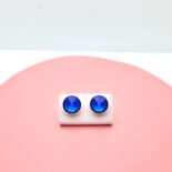 12 mm Rivoli Swarovski kristályos ékszerszett - Sapphire