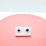 6228-Scarabeus-green-6mm-fülbevaló