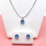 6 mm Chaton Swarovski kristályos ékszerszett - DeBlue