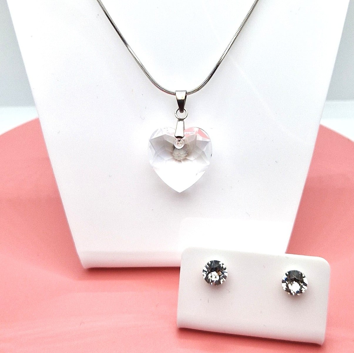 6215-Crystal-Szív-18mm-szett-zoom 18 mm Szív Swarovski kristályos ékszer szett- Crystal