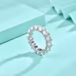 Abela 925 ezüst gyűrű cirkónia kristállyal