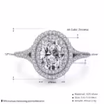 Enera 925 ezüst gyűrű cirkónia kristállyal