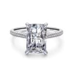 Hessi 925 ezüst eljegyzési gyűrű cirkónia kristállyal