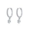 Chic 925 ezüst fülbevaló cirkónia kristállyal