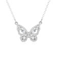 925 ezüst nyaklánc pillangó medállal