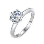 925 ezüst eljegyzési gyűrű