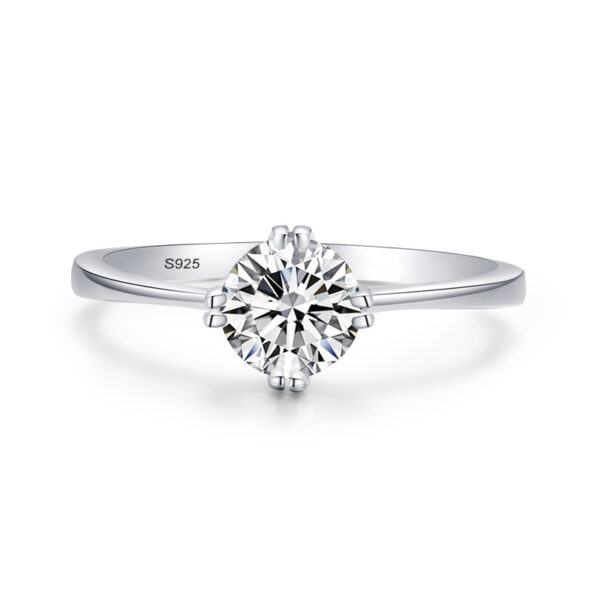 925 ezüst eljegyzési gyűrű