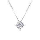 1 karátos Moissanite gyémánt 925 ezüst nyaklánc