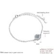 0.5 karátos Moissanite gyémánt 925 ezüst karkötő