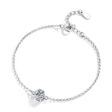 1 karátos Moissanite gyémánt 925 ezüst karkötő