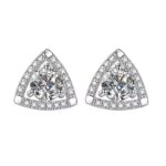 0.5 karátos Moissanite gyémánt 925 ezüst nyaklánc